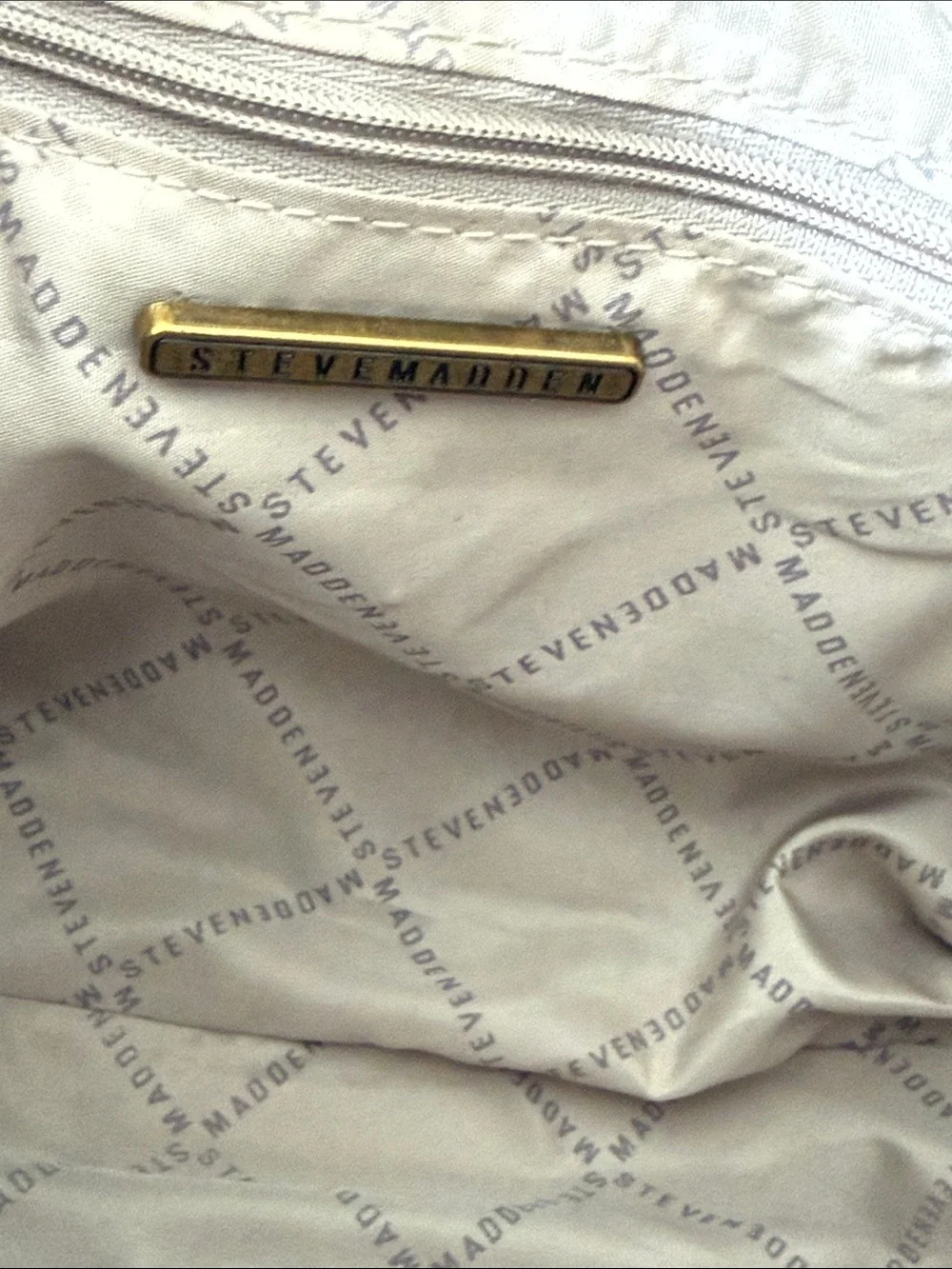 Steve Madden Burgundy Velvet Crossbody Shoulder Bag Brass Chain